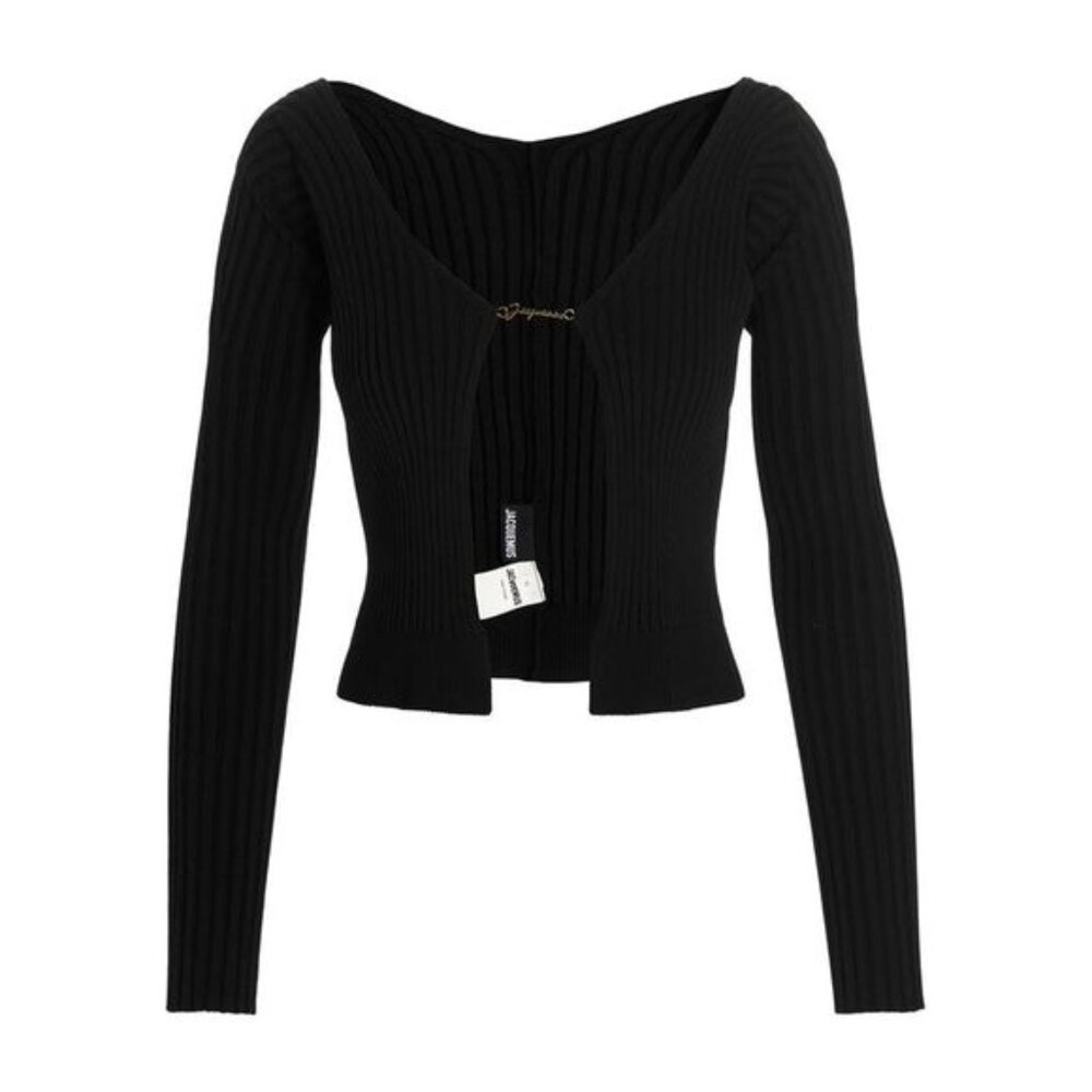 Jacquemus La Maille Pralù Longue logo cardigan
